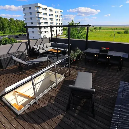 Daire Tiiru Seaview With 50m2 Roof Terrace Pärnu